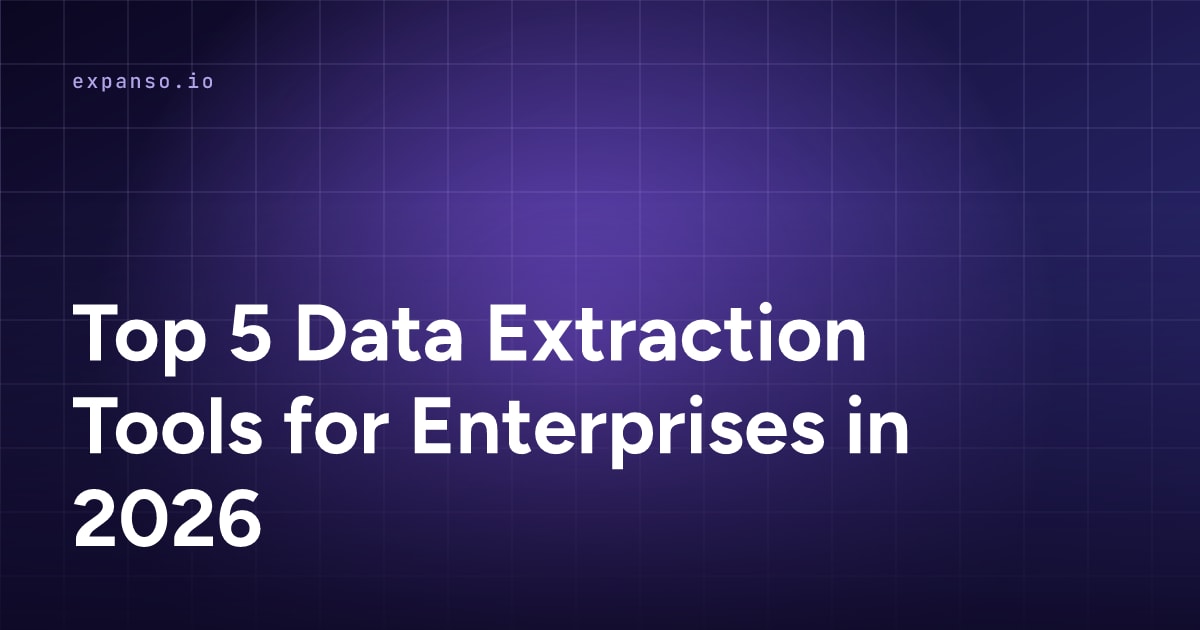 Top 5 Data Extraction Tools for Enterprises in 2026
