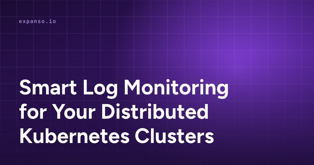 Smart Log Monitoring for Your Distributed Kubernetes Clusters
